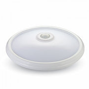 12W LED sensorlampe, 3000K - Hvid