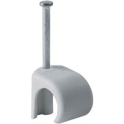 Kabelclips til 14-19mm kabel 35mm søm grå - 100 stk.