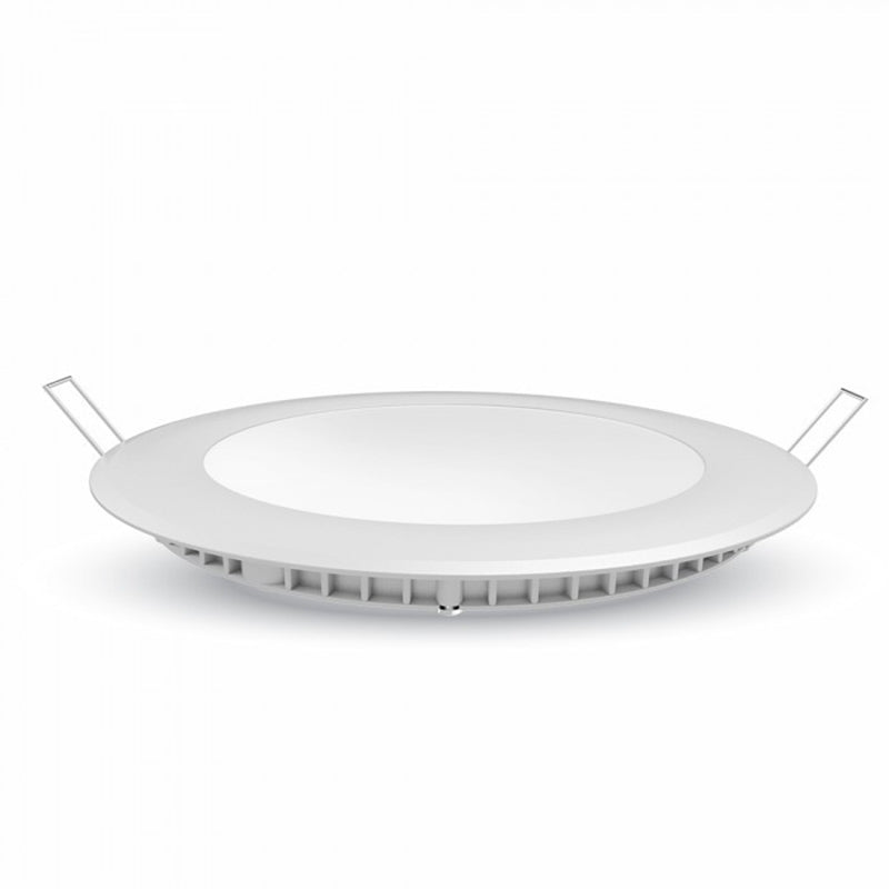 6W LED Indbygningspanel - 3000K - Rund