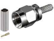 SMA han til RG174 kabel, Ø2,6mm (krimptype)
