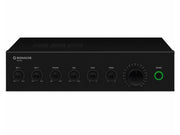 Mono PA mixer forstærker - 1 x 35W / 100V, Sort