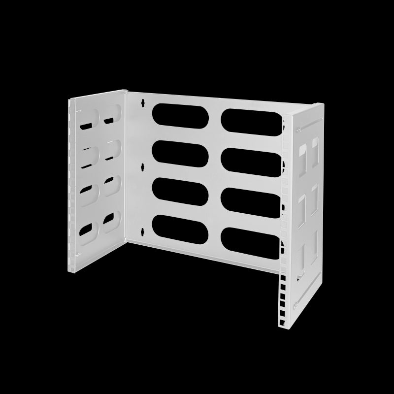 19" væg-beslag - 8U 494x360x400mm, Hvid