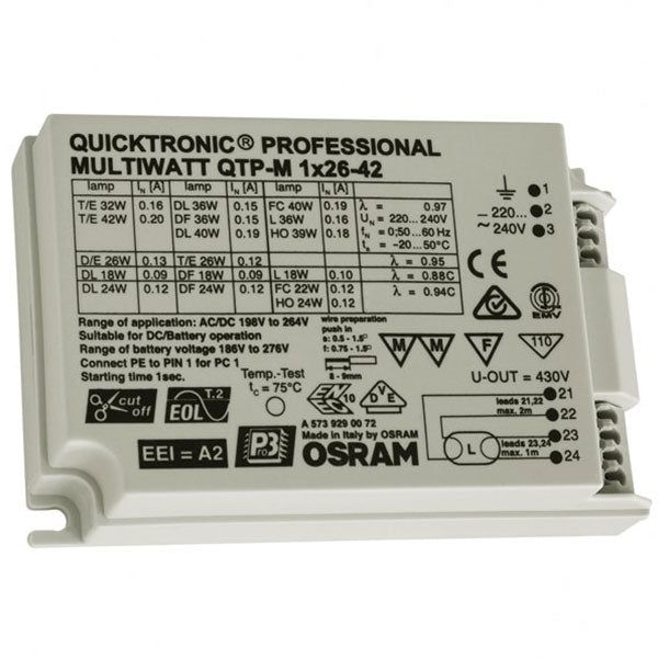 HF Spole QTP-M 2x26-42W 230V