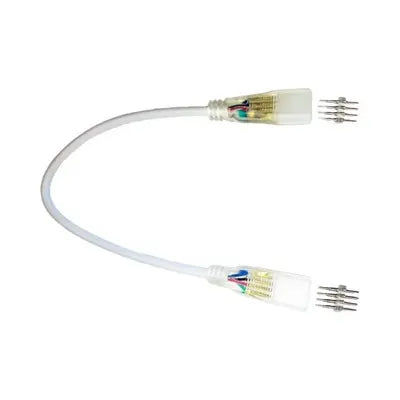 Mellemstykke til LED strip - RGB bånd - 230V indgang - Forlæng forbindelsen mellem LED strips og strømkilde