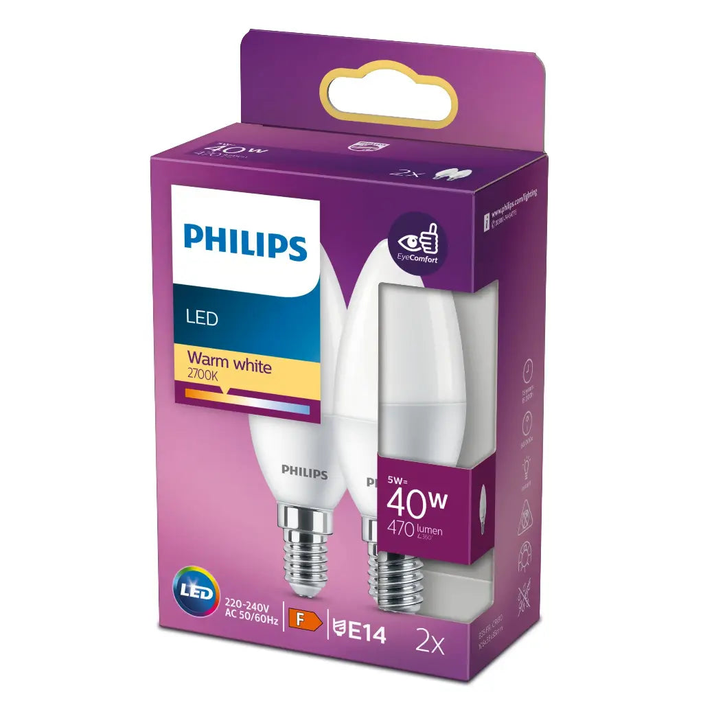 LED 40W B35 E14 WW FR ND 2SRT6