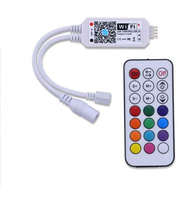 Smart Home RGB controller - Virker med Google HomeAlexa og smartphones, 12V / 24V