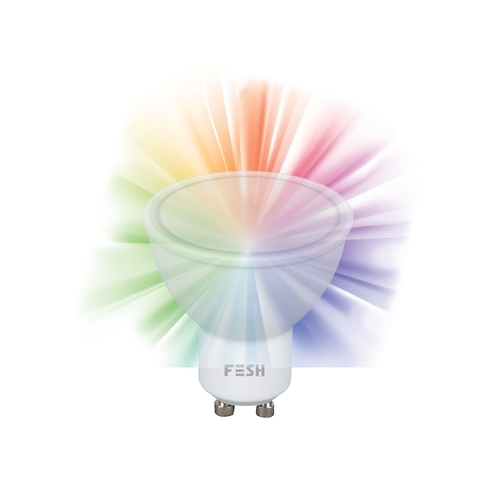 FESH SMART HOME LED Spot, multicolor GU10 5W, 3-pak