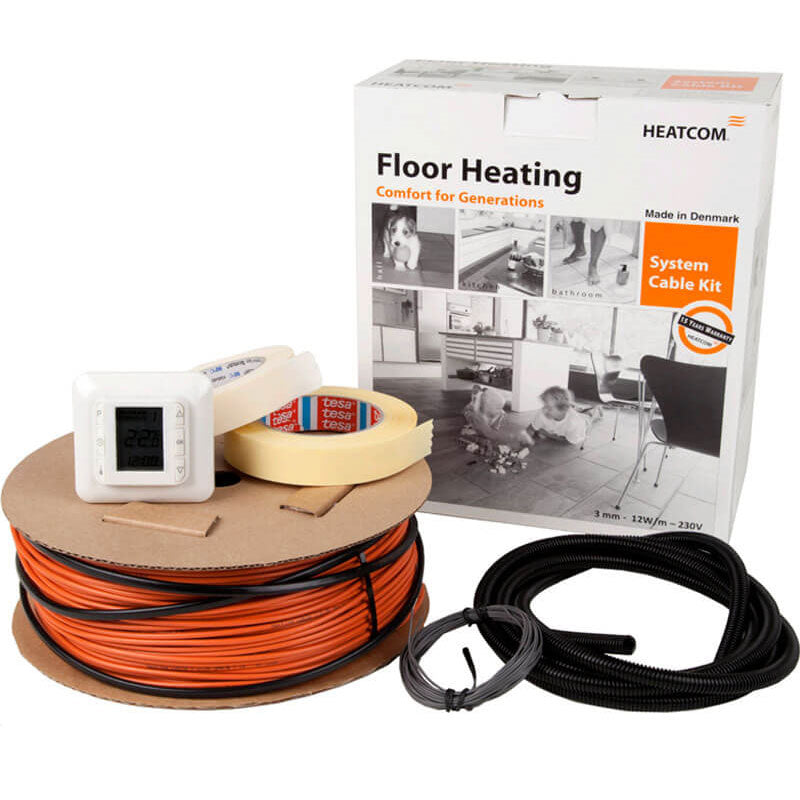 Heat-com Cable kit 7,9 - 11,9m² 1190w HC50