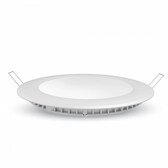 12W LED indbygningspanel, 4000K - Rund