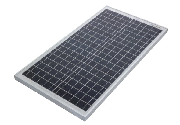 Polykrystallinsk solpanel - 18,2V 30W