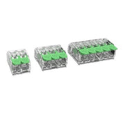 Skrueløs samlemuffe 5x0,2-4 mm2 Transparent