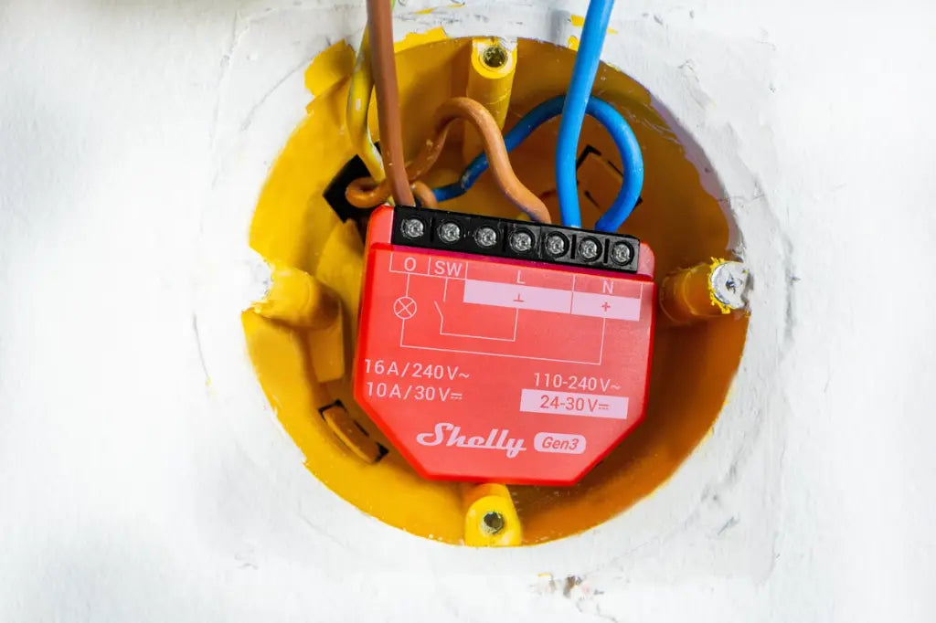 Shelly 1PM Gen3 - WiFI relæ med effektmåling