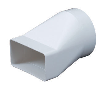 Rund Ø125 muffe til flad 75x150 mm