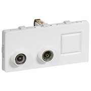 LK antenneudtag TV/R/RJ45 slutdåse TD301 - HV