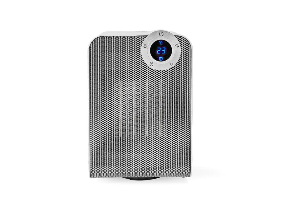 Wi-Fi Smart-varmeblæser - Kompakt, Termostat, 1800W, Hvid