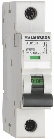 AUTOMATSIKRING MALMBERGS, 6A, 1P, C-TYPE