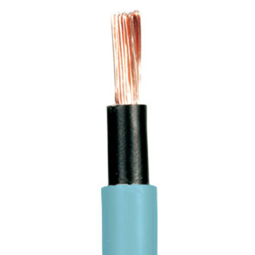 PVT 6mm² blå dobbelt isoleret - pr. meter