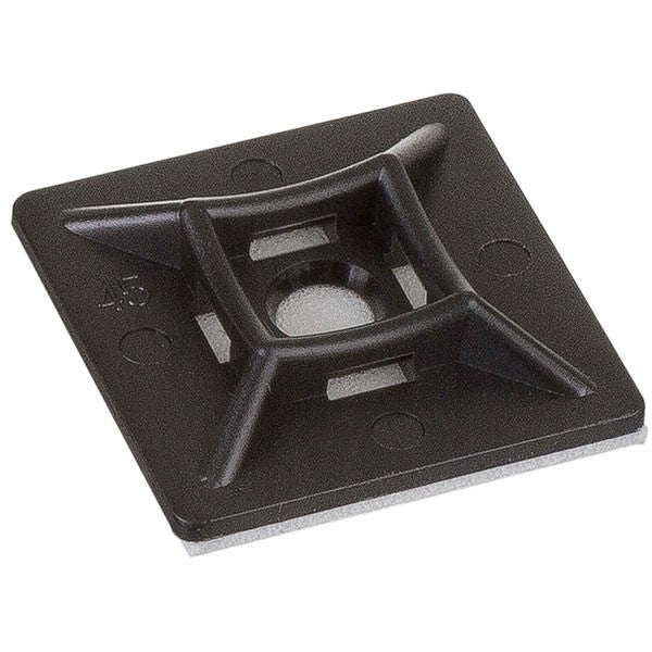 Strips / Kabelbinder holder 19x19 sort - 100 stk.