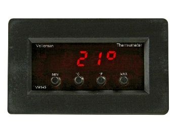 VM145 - Digital panel termometer m. min./maks. udlæsning