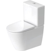 Duravit D-Neo gulvstående toilet, 650 mm, Rimless, WonderGliss