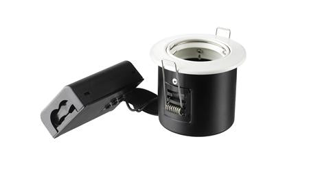 Indbygningsspot 230V GU10  max 7W Led -mat hvid