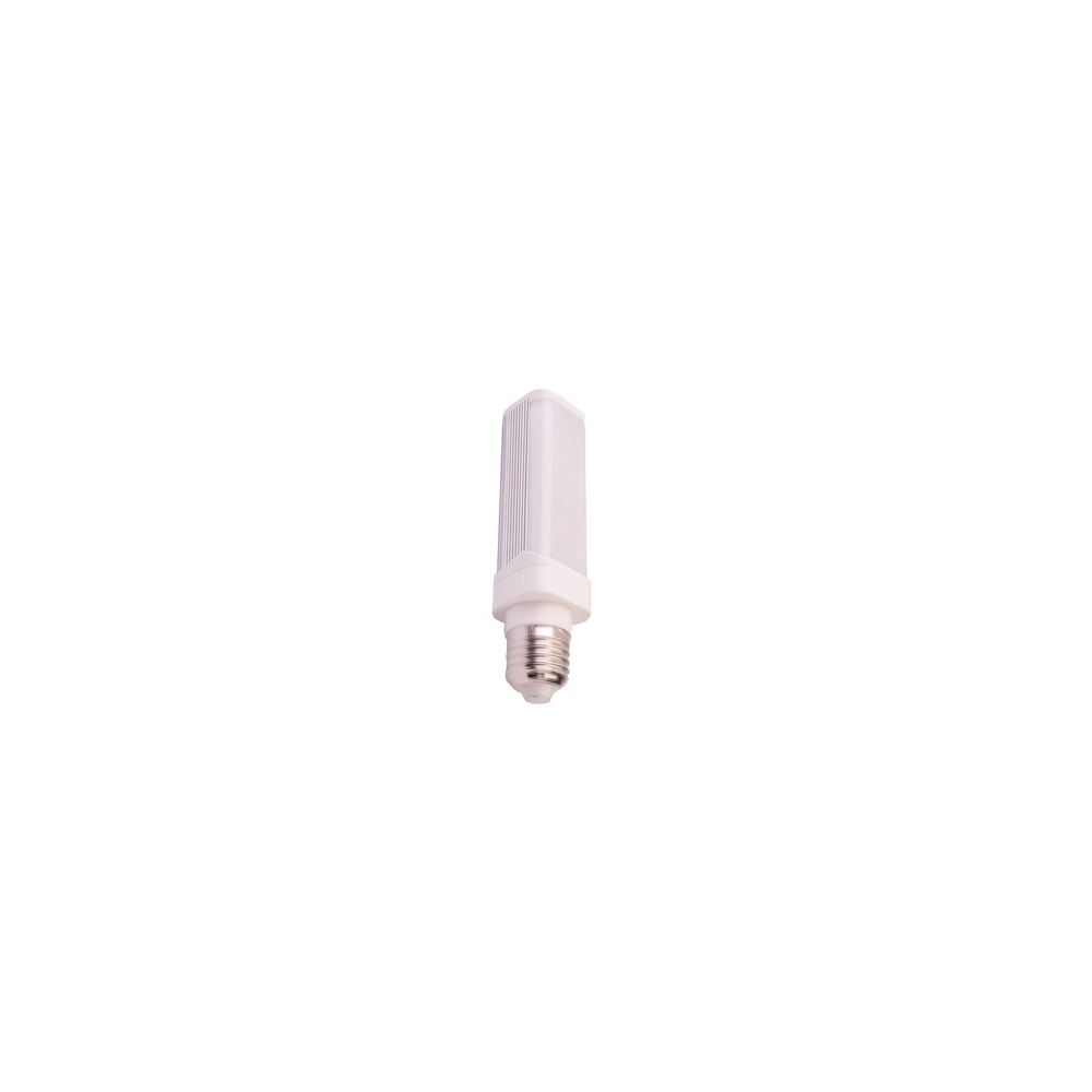 V-Tac 10W LED PL pære - Roterbar, E27, 100W erstatning, 230V, 850lm, RA80