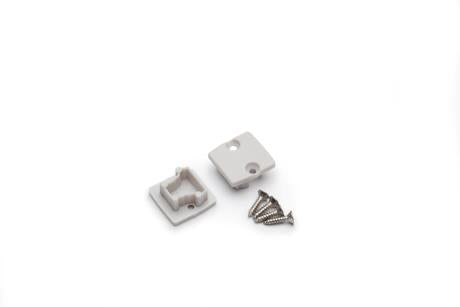 DIOFLEX Endestykke grå f/FLOOR12 2 stk.