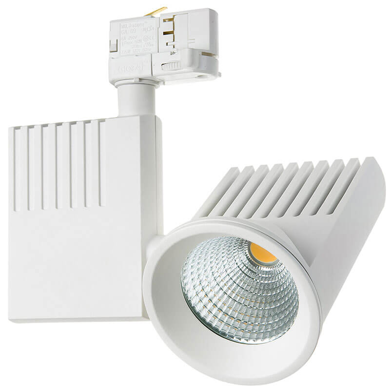 Zip Pro 36W LED 3000K 40° 3 faser mat hvid