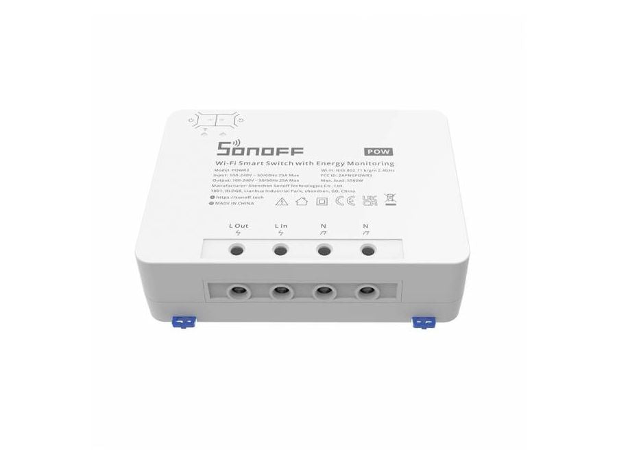POWR3 - Wi-Fi Smart Switch m. strømmåler, 25A
