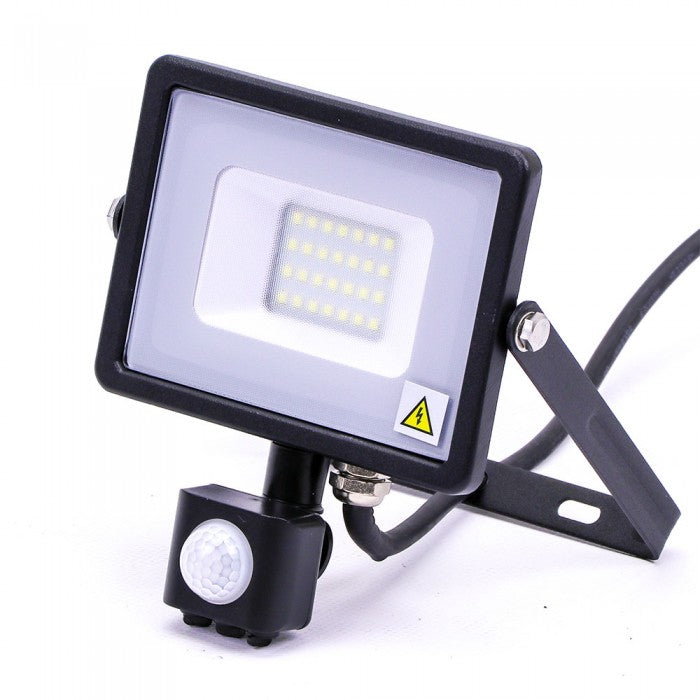 20W LED Projektør med sensor, 4000K