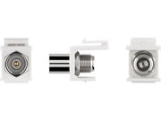 Keystone COAX han til F hun, Hvid