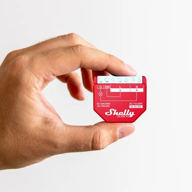 SHELLY QUBINO WAVE 1PM - Z-WAVE 16A RELÆ