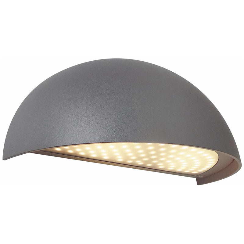 Udendørs væglampe 8,4W LED BODA 3000K - mørkegrå