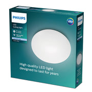 Suede ceiling lamp white 27K 4x5W