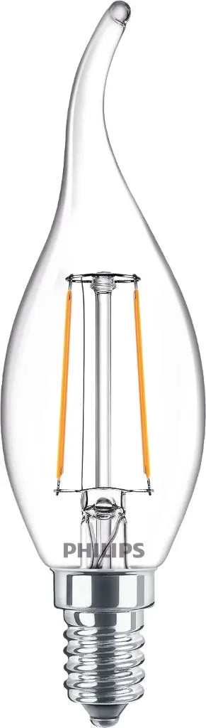 PHILIPS LED 2W (20W) E14 2700K 250lm Kerte vindstød