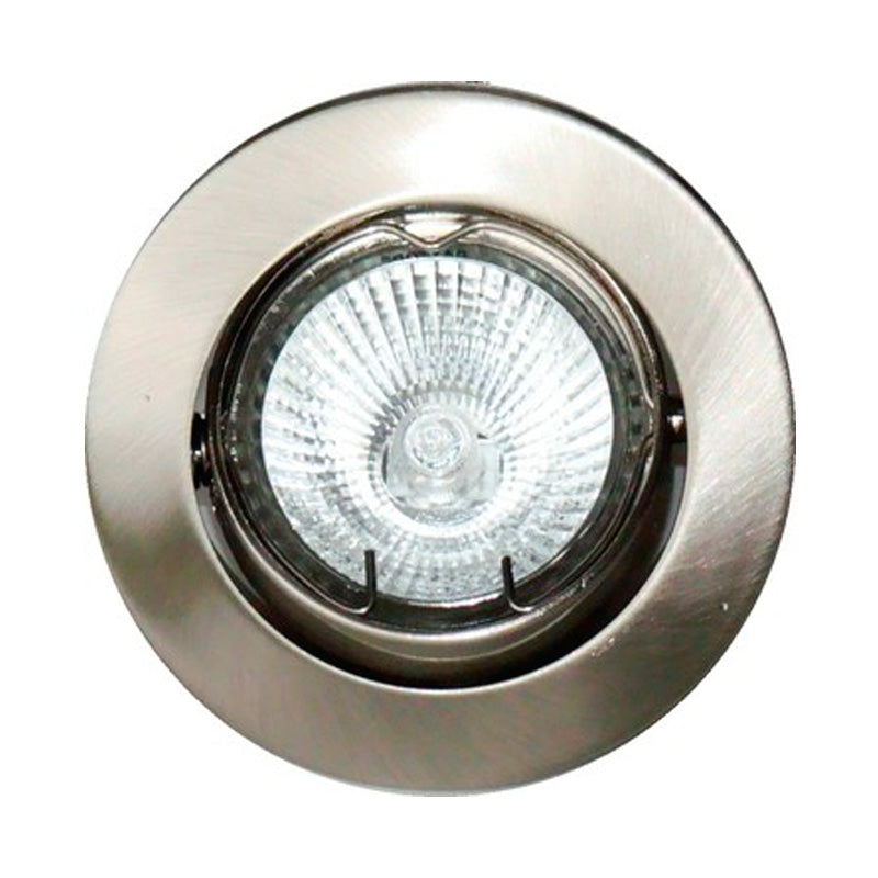 Daxtor Downlight GU10 35W børstetstål easy 2 light