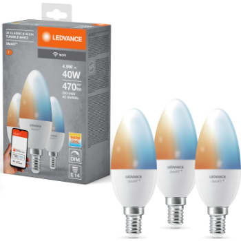 SMART+ KERTE 4,9W/TW E14 WIFI 3P