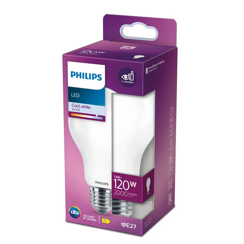 Philips LED 13W (120W) E27 4000K 2000lm Mat