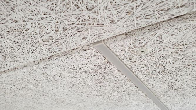 LED lysskinne 19W 60 cm 3000K til Troldtekt og akustikloft, 24V