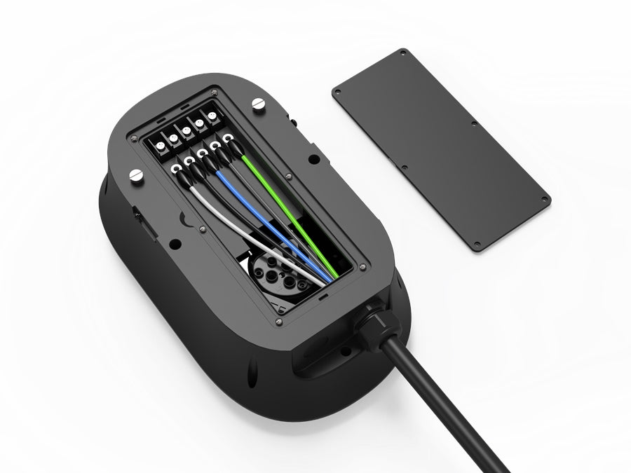 Fullwatt Wallbox EV Lader, 11kW Type 2, WiFi/BT, Hvid