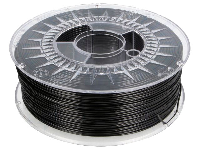 TPU filament - Ø1.75mm, sort, flexibelt, 1kg