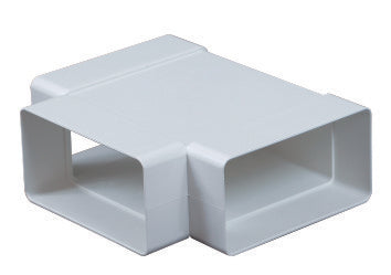 UNITE flad 75 x 150 mm T-stykke Hvid PVC