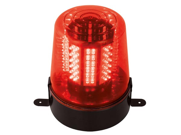 Roterende LED advarselsblink - Rød (14V) incl. netadapter