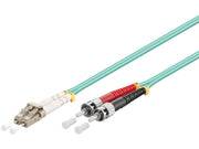 Fiberoptisk netværkskabel LC-ST multimode OM3 (5m)