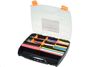 Krympeflex-sortiment - Ø1,2-25,4mm 2:1 Fl. farver (505 stk.)