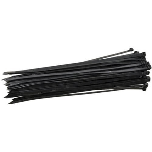 Strips / Kabelbinder 3,6x140mm. sort - 100 stk.