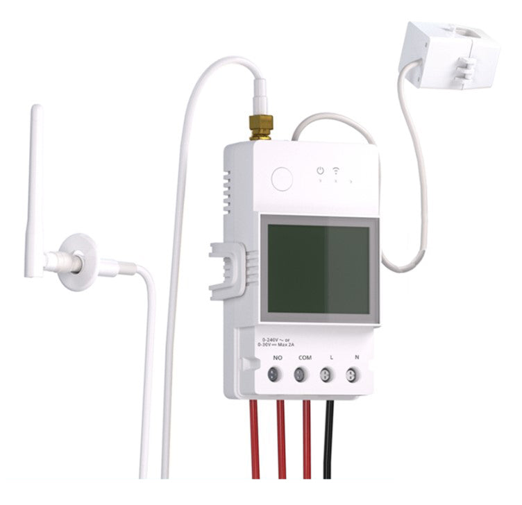 Pow Ring - Wi-Fi Smart Switch m. strømmåler, 100A