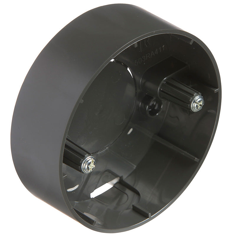 Underlag for Ø83mm. Lampeudtag Koksgrå (Ny model)