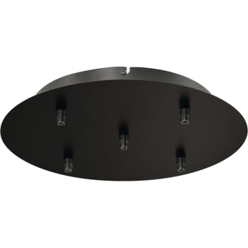 Fifu Loftrosette 5 udtag, rund, Ø330 mm, sort