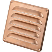 Jalousirist med insektnet 175 x 175 mm, kobber, type 152.2